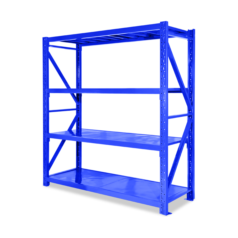 Medium-Duty Anti-Rust Steel Stacking Shelves for Factory & Warehouse Use